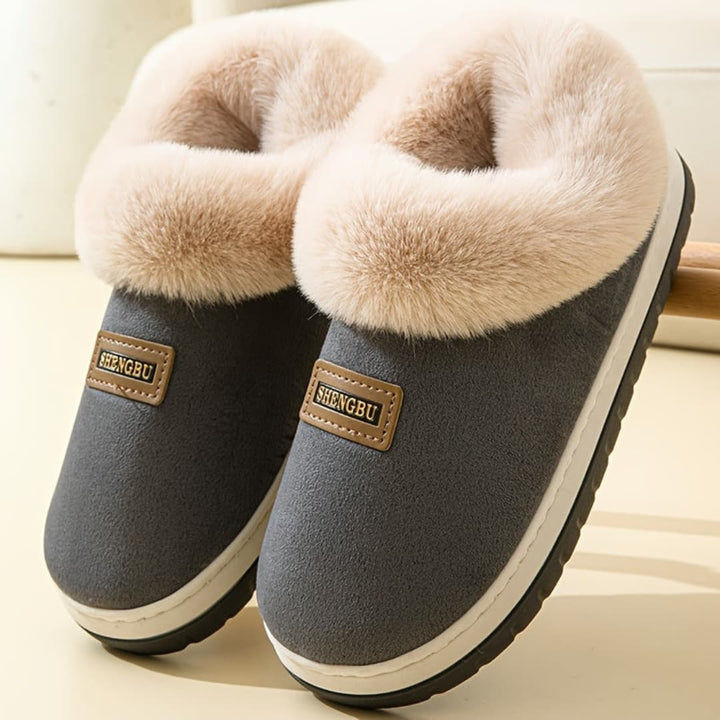 CozyStride - Cosy winter slippers in plysj for men and women