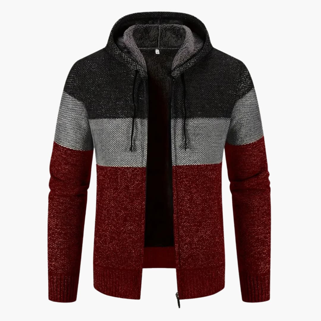 Constantin - Fleece-lined hoodie for men