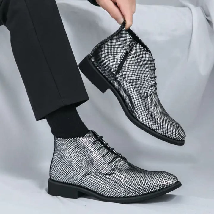 Augustin - Stylish Chelsea-boots with laces for men