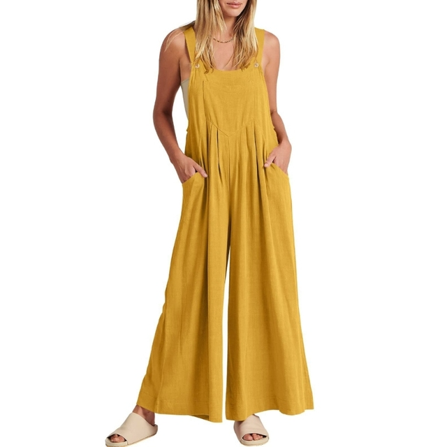 Valeska Plus-size wide-leg jumpsuit