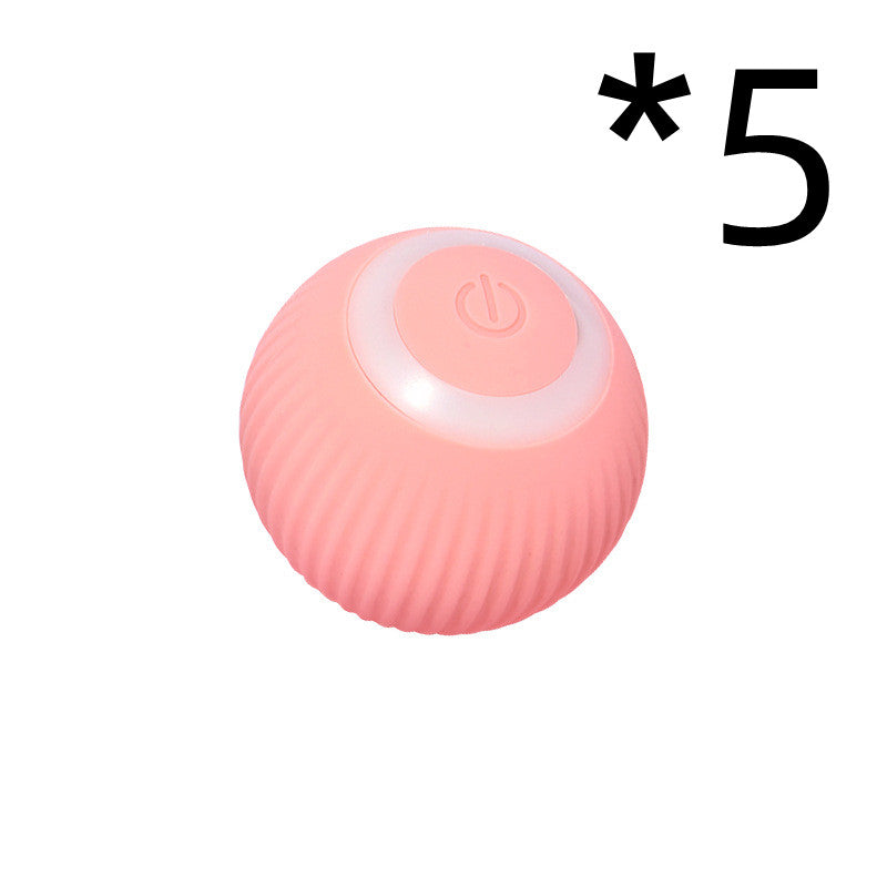 Kattleksak med rullande boll, intelligent rörelse och USB-laddning