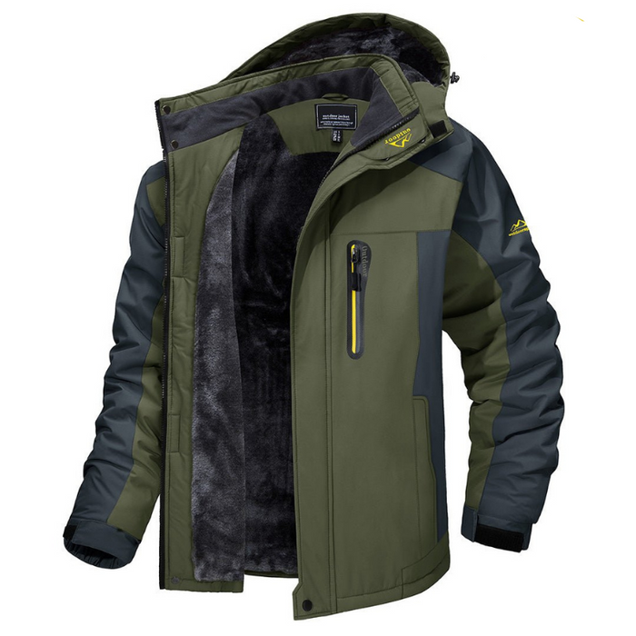 Manteau d’hiver chaud pour homme avec conception robuste pour les aventures en plein air
