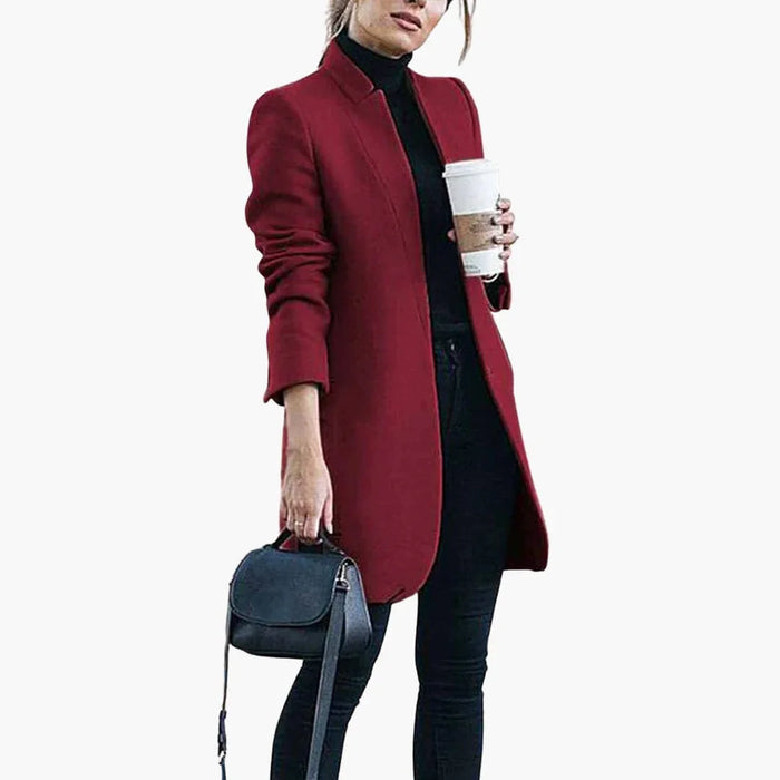 Casual stil trenchcoat för kvinnor