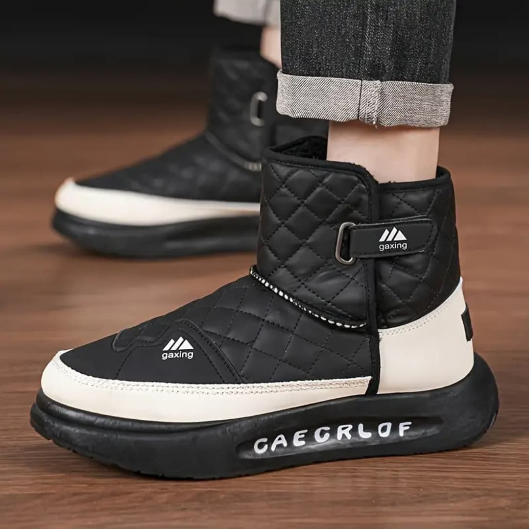 Christian - Retro fleece-lined snow boots for men