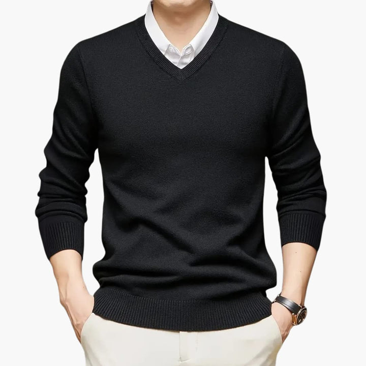 Pavel - Stylish long-sleeved jumper for men