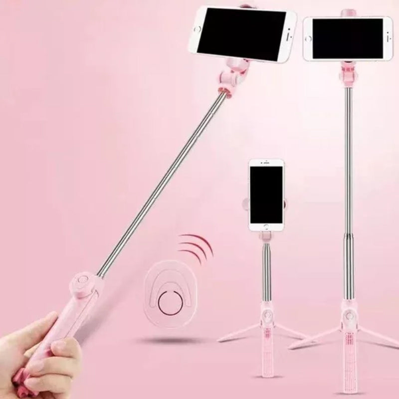 6 in 1 Wireless Bluetooth Selfiestang - Stabile and Creative Bilde