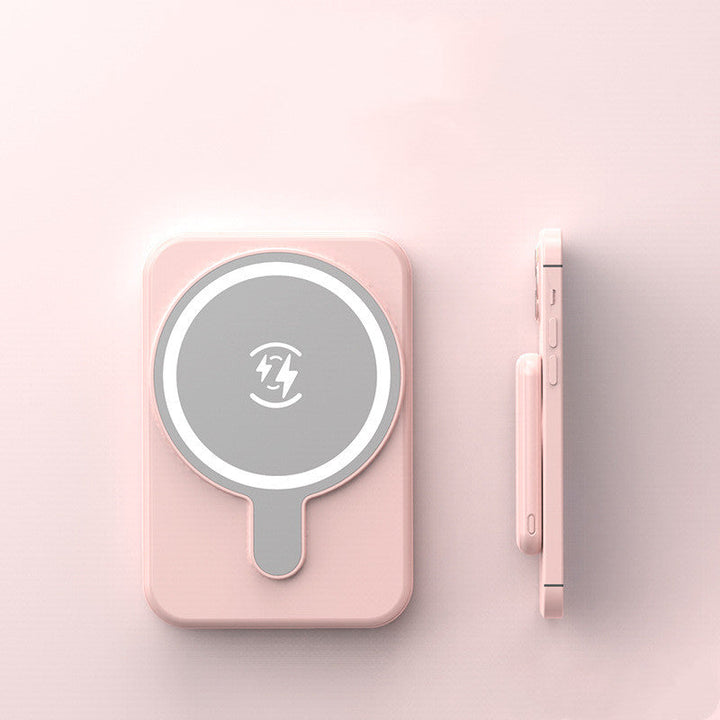Magnetisk powerbank på mobilens baksida