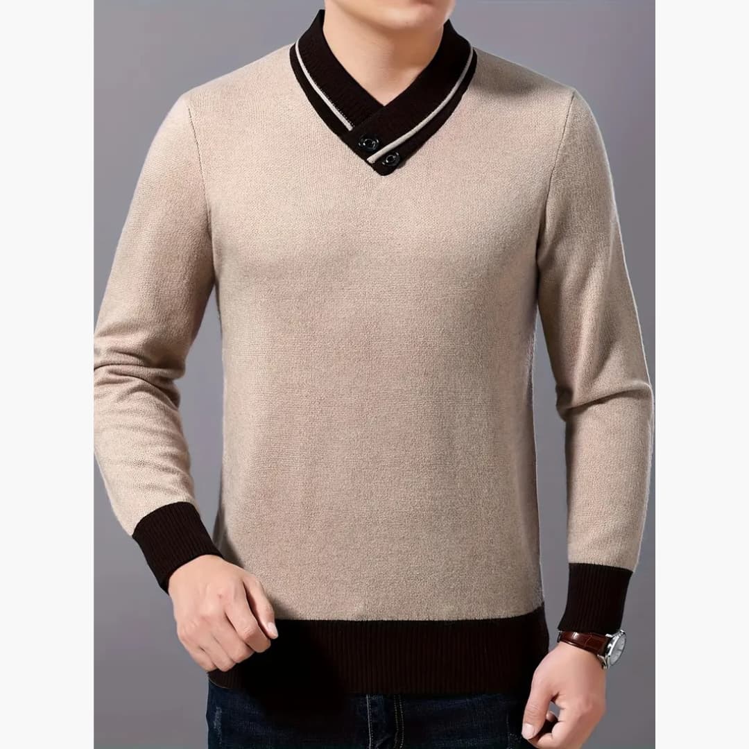 Marcel - Stylish knitted jumper for men