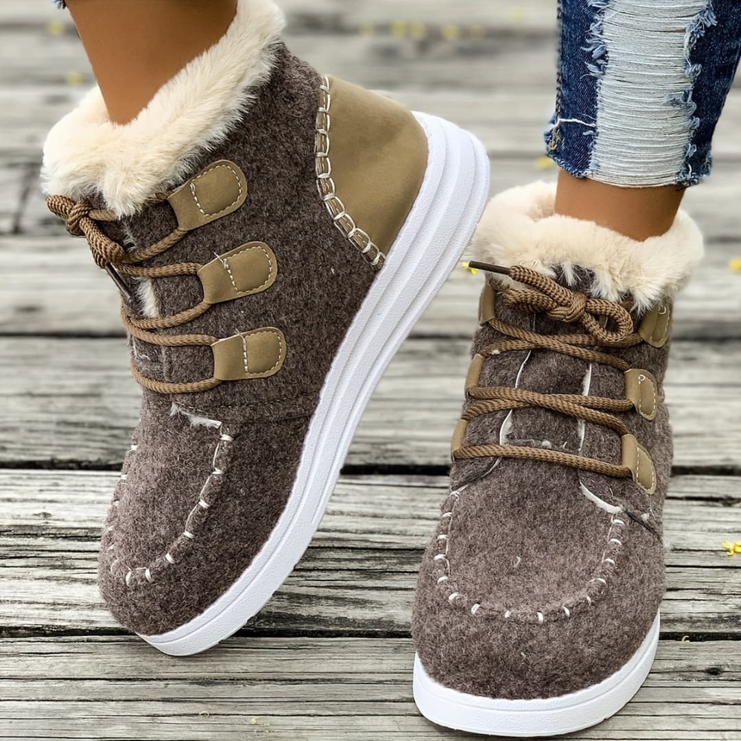 Women Fôrede Snow boots Warmth Cosy for Winter