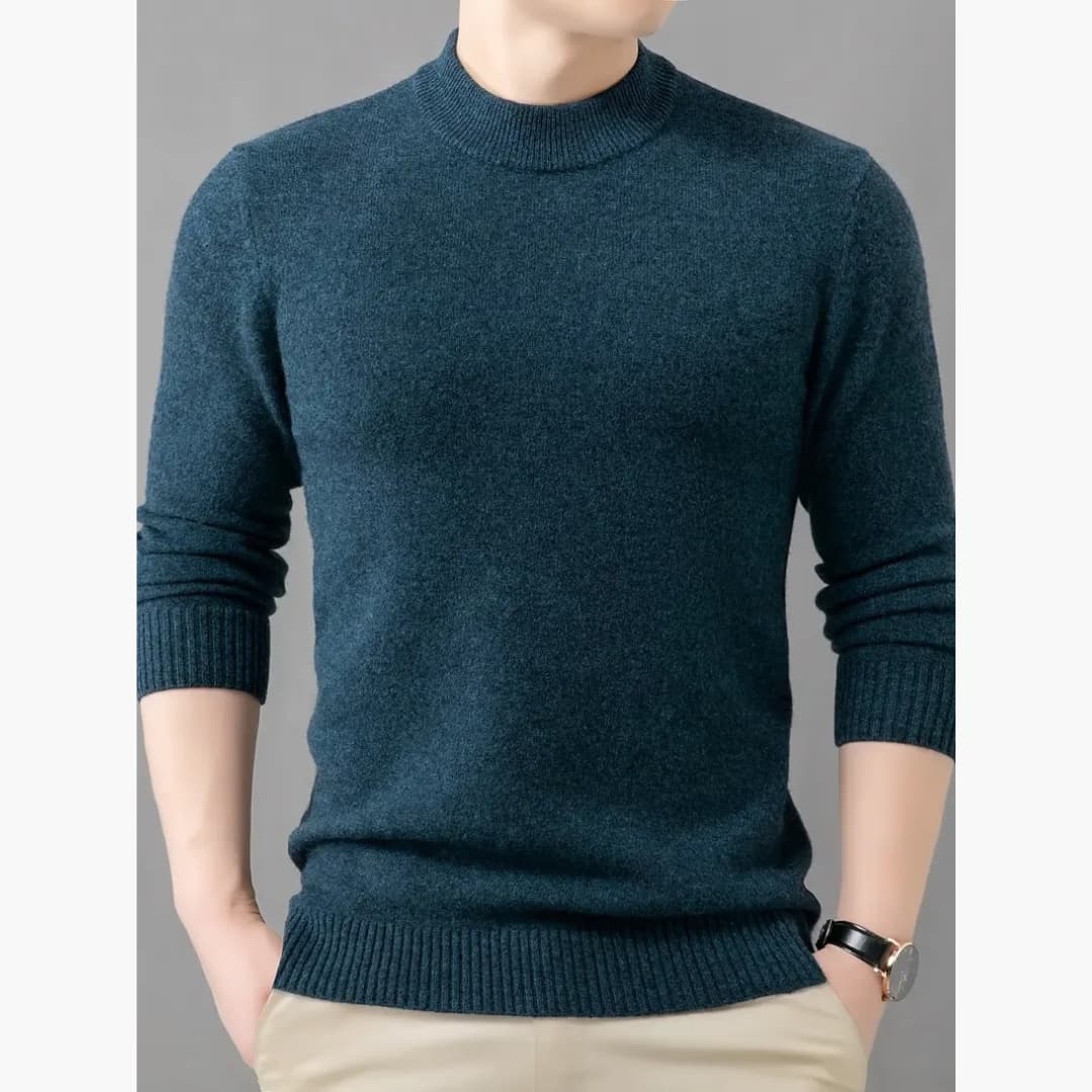 Men Classic Round Neck Jumper