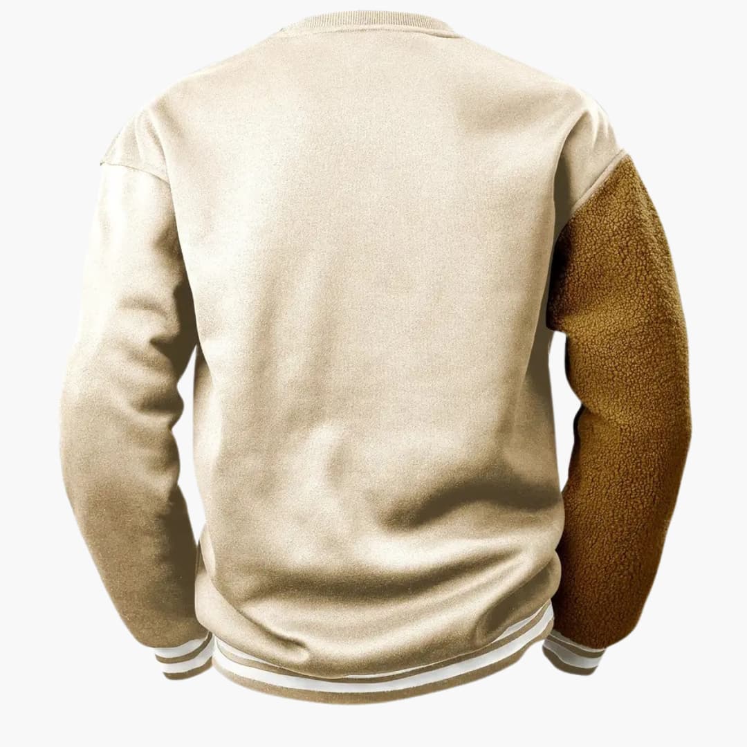 Dragomir - Comfortable jumper with björnebroderi for men