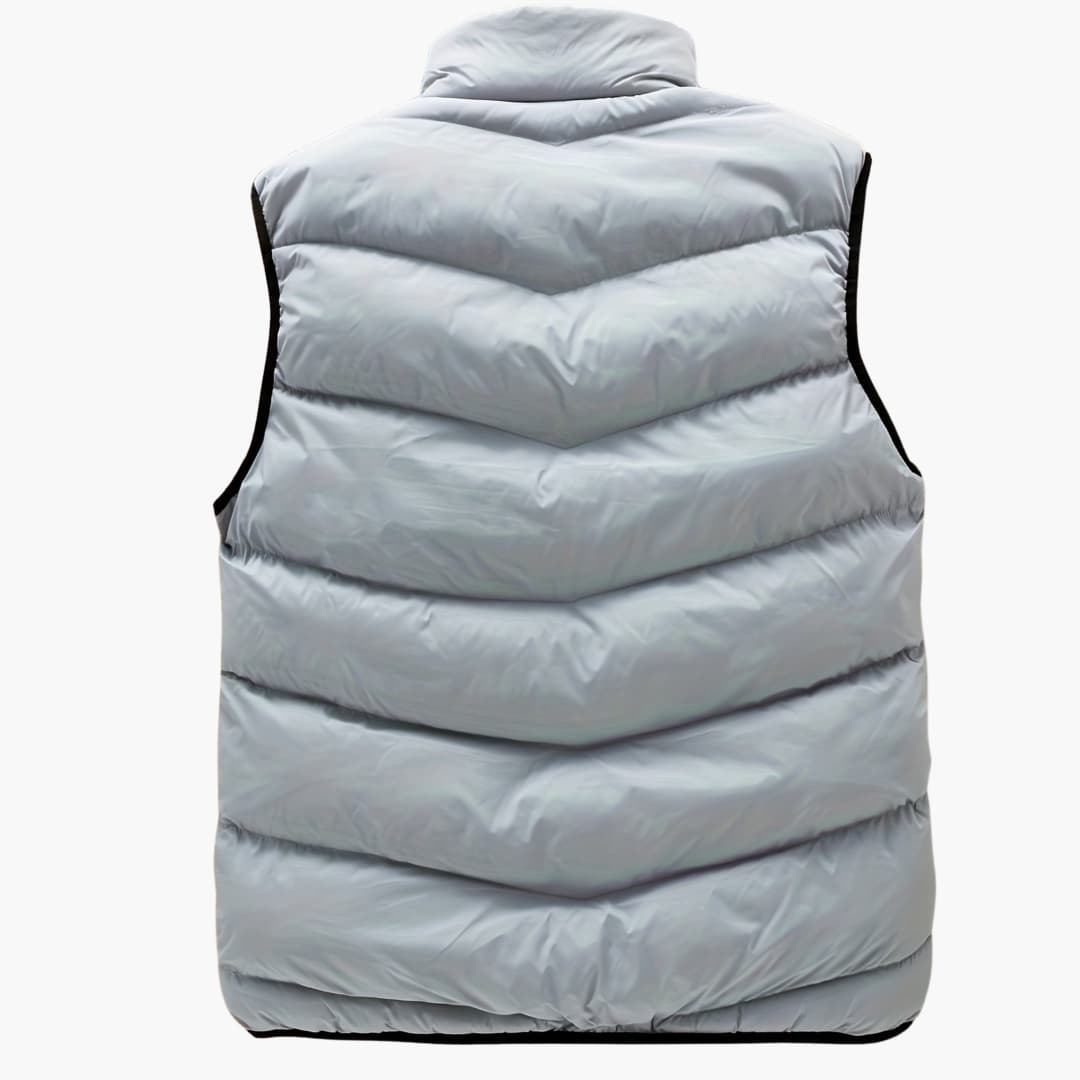 Bruno - Casual waistcoat with zip for men