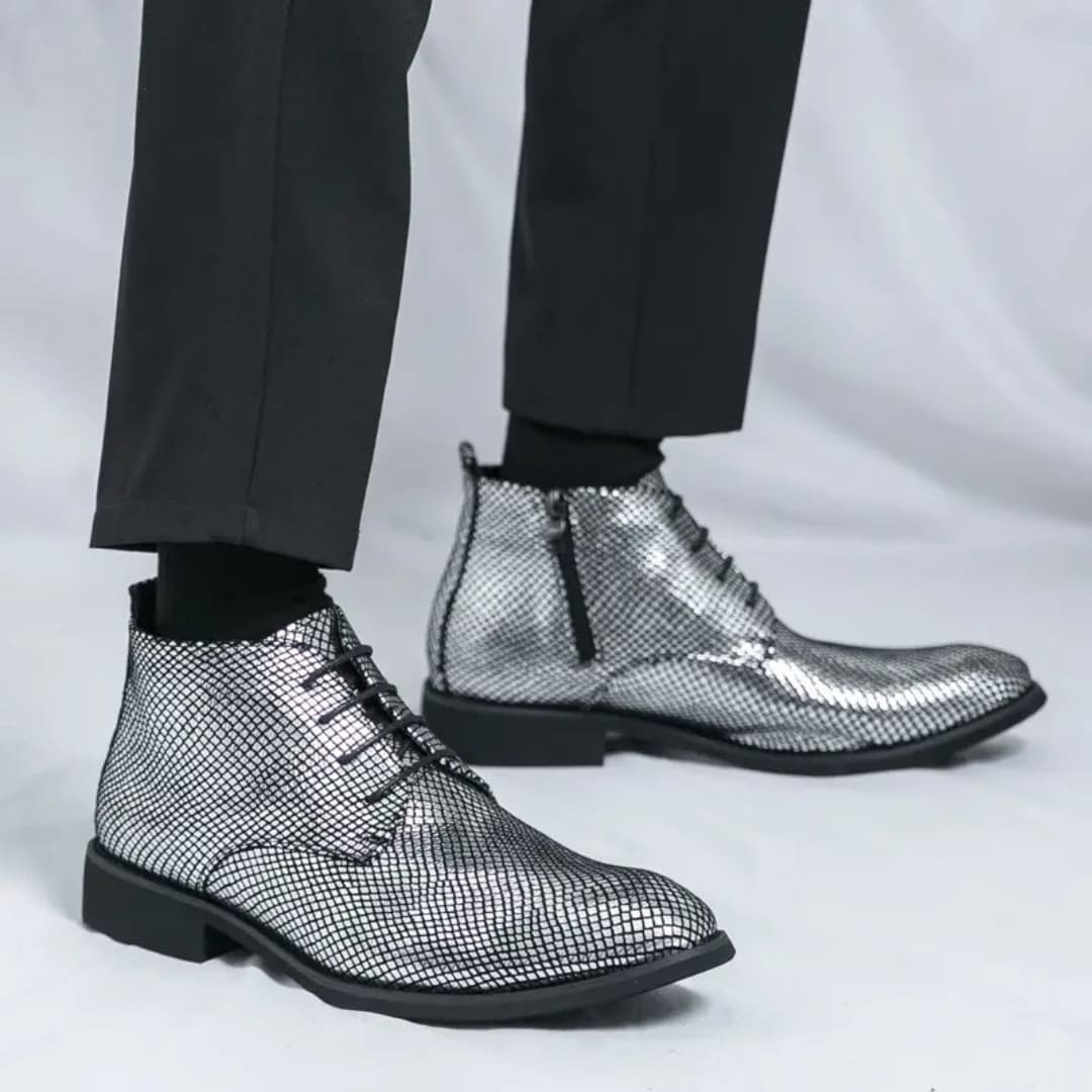 Augustin - Stylish Chelsea-boots with laces for men