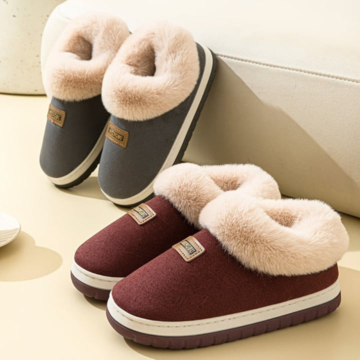 CozyStride - Cosy winter slippers in plysj for men and women