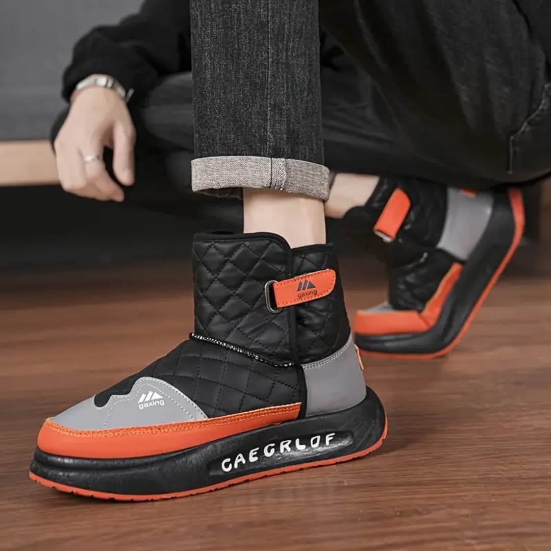 Christian - Retro fleece-lined snow boots for men