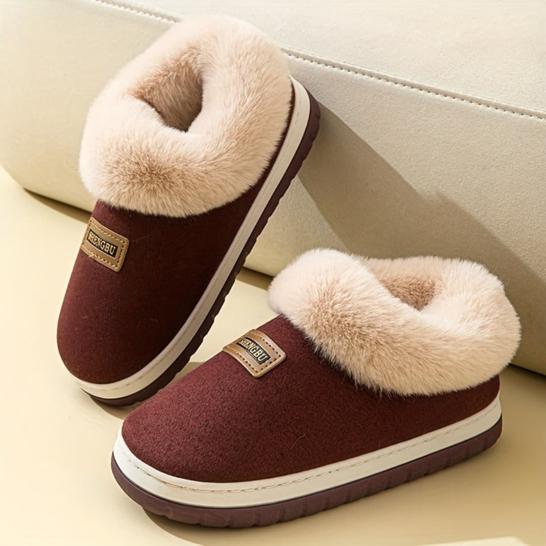 CozyStride - Cosy winter slippers in plysj for men and women