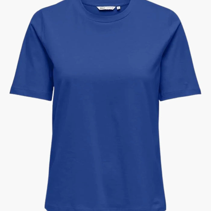 T-shirt da donna con scollo rotondo e maniche corte
