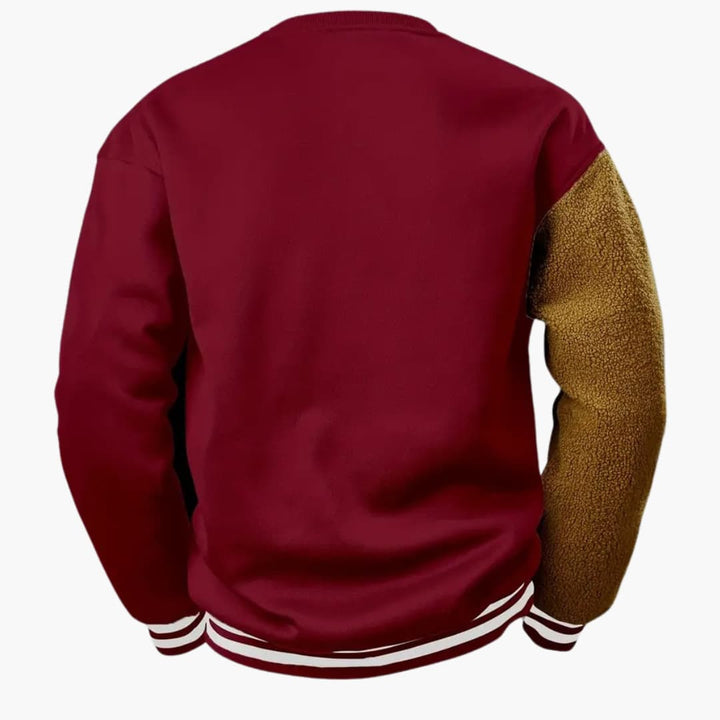 Dragomir - Comfortable jumper with björnebroderi for men