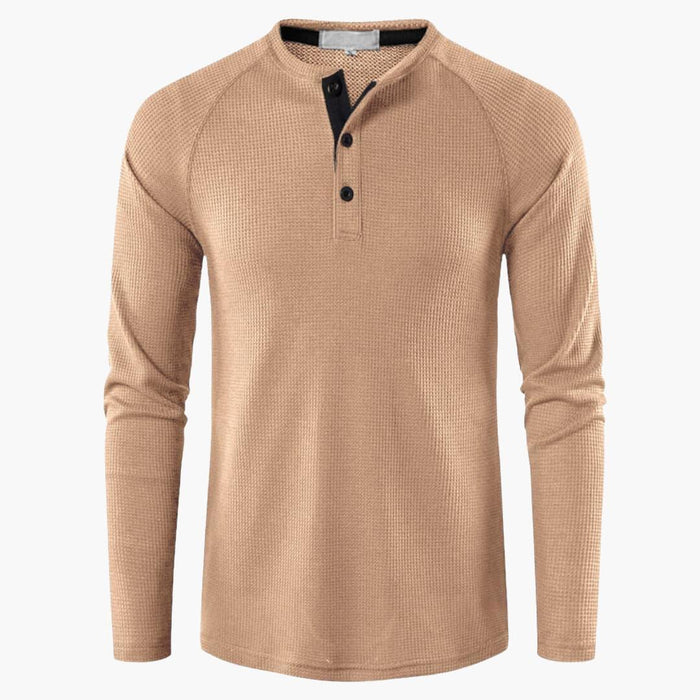 Stylish Henley Neck T-Shirt for Men