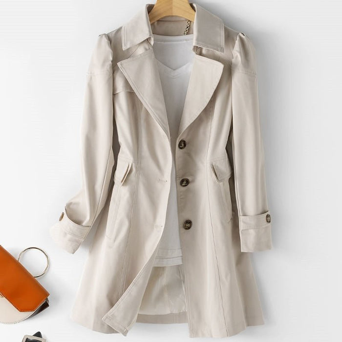 Trench-coat léger pour femme, pour le travail et le quotidien
