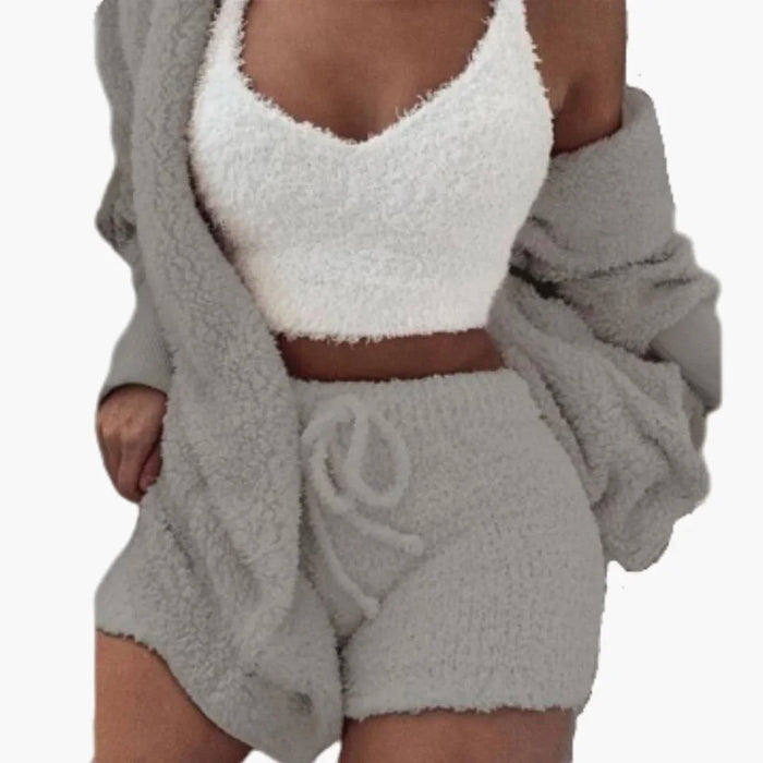 Ensemble détente pour femme avec cardigan