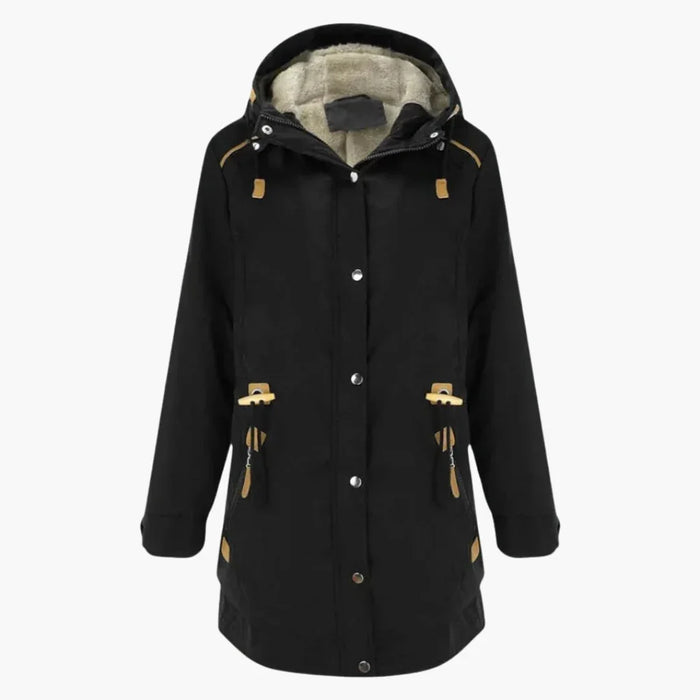 Giacca Parka da Donna con Chiusura a Bottoni