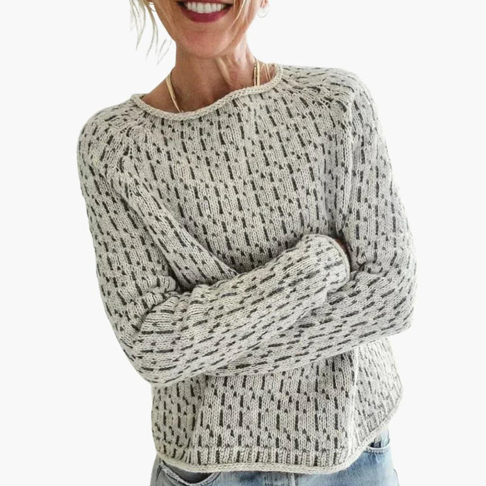 Women's Sweater with Round Neck
