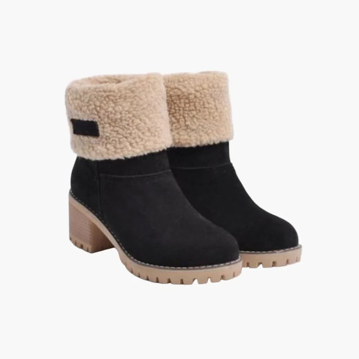 Damen-Stiefeletten mit Blockabsatz