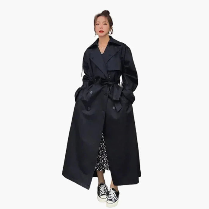 Damen-Trenchcoat mit doppelter Knopfleiste