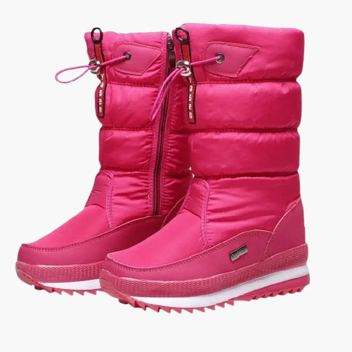Women's Boots with Lace Closure and Profiled Outsole