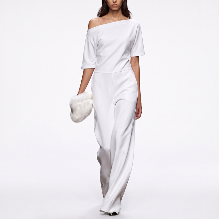 Tuta elegante monopetto da donna - Tendenza primaverile