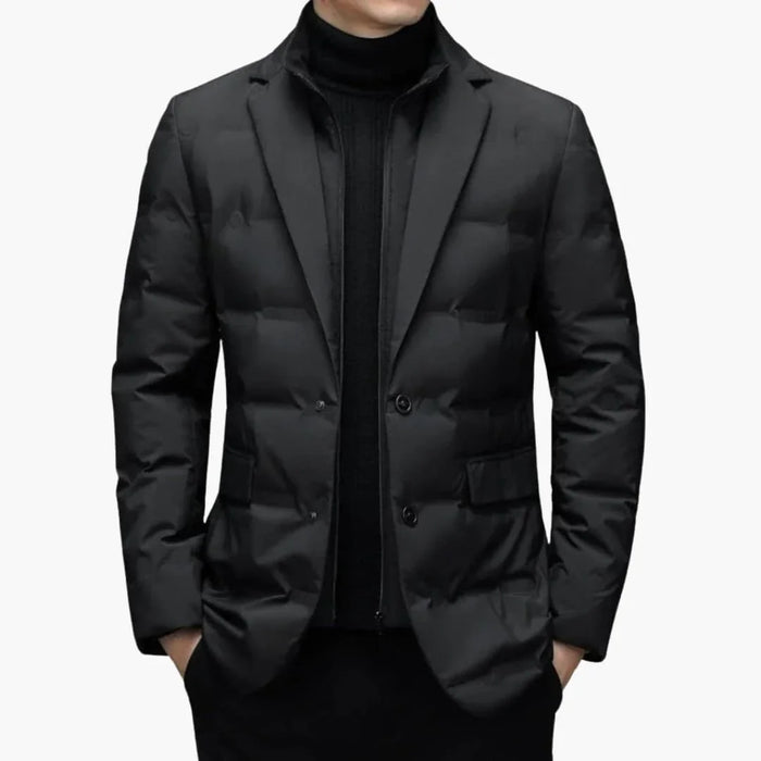 Herrblazer med framfickor
