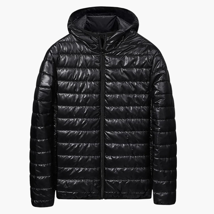 Veste pour homme avec fermeture éclair et capuche
