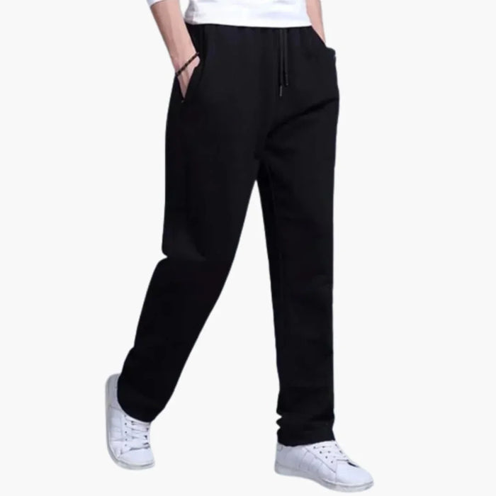 Herren-Jogginghose mit elastischem Bund und Bündchen an den Knöcheln