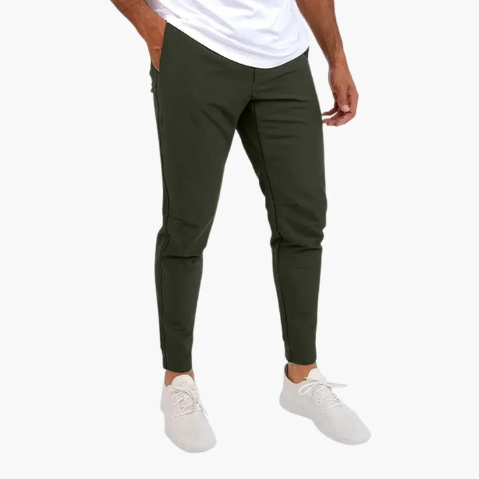 Joggebukser for menn med elastisk linning og slim fit