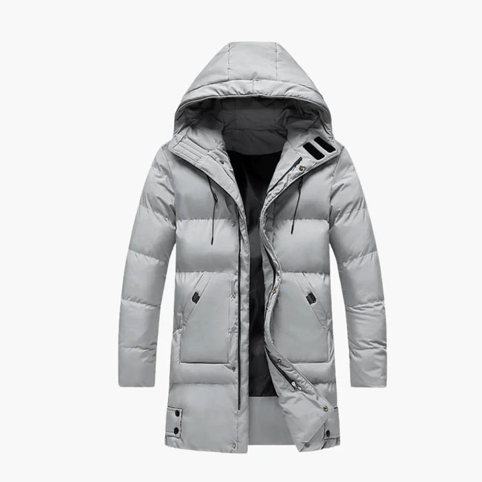 Giacca Parka da Uomo con Cappuccio e Cerniera