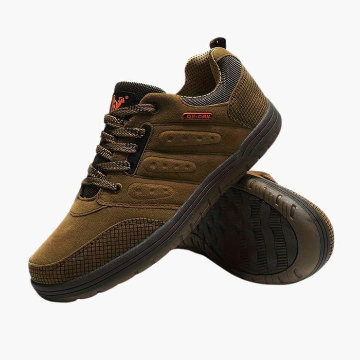 Scarpe da trekking da uomo con allacciatura e suola scolpita