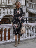 Sara Elegant floral dress