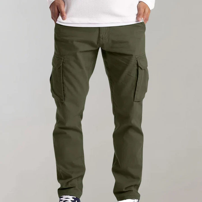 Men's Cargo Trousers with Utility Pockets for Everyday