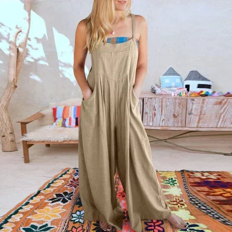Valeska Plus-size wide-leg jumpsuit
