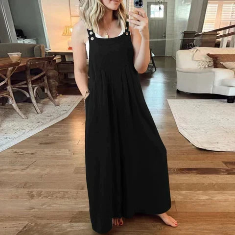 Valeska Plus-size wide-leg jumpsuit
