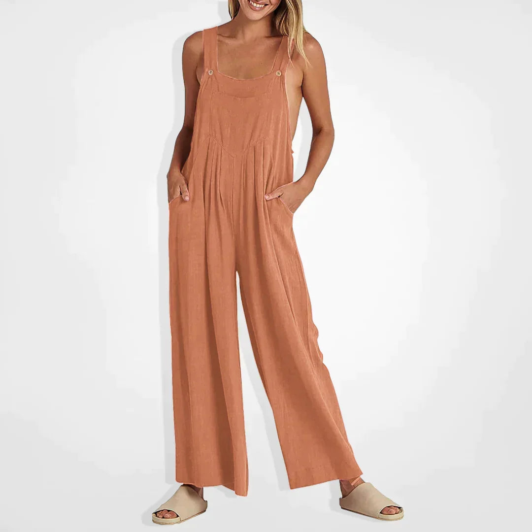 Valeska Plus-size wide-leg jumpsuit