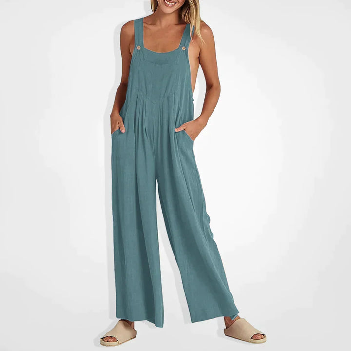 Valeska Plus-size wide-leg jumpsuit