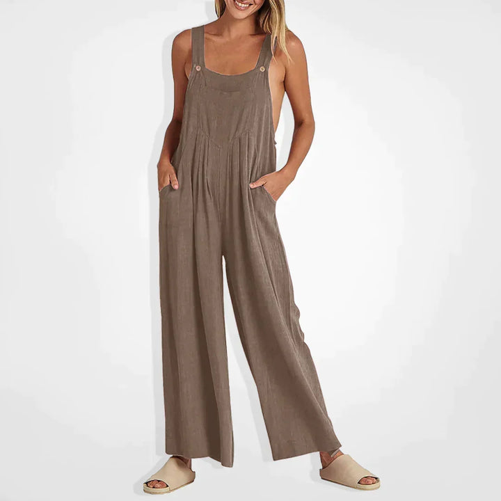 Valeska Plus-size wide-leg jumpsuit