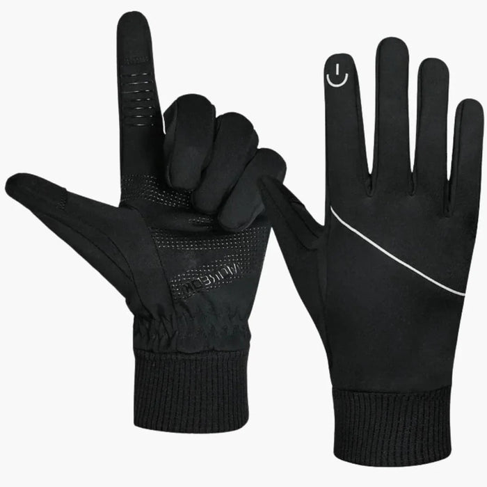 Unisex-Sporthandschuhe mit strukturierter Oberfläche und Touch-Funktion