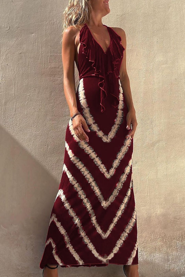 Lilac Halterneck Dress