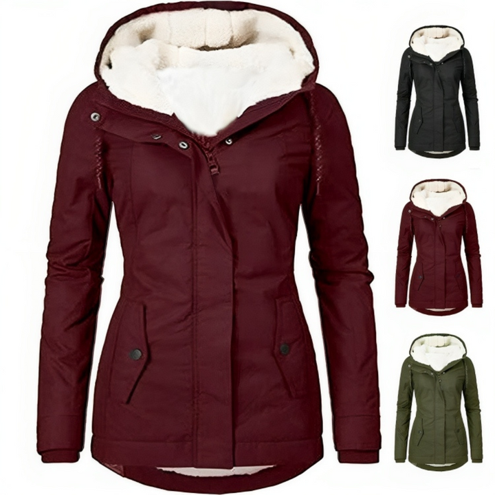 CELINE - New pleated coat with hood