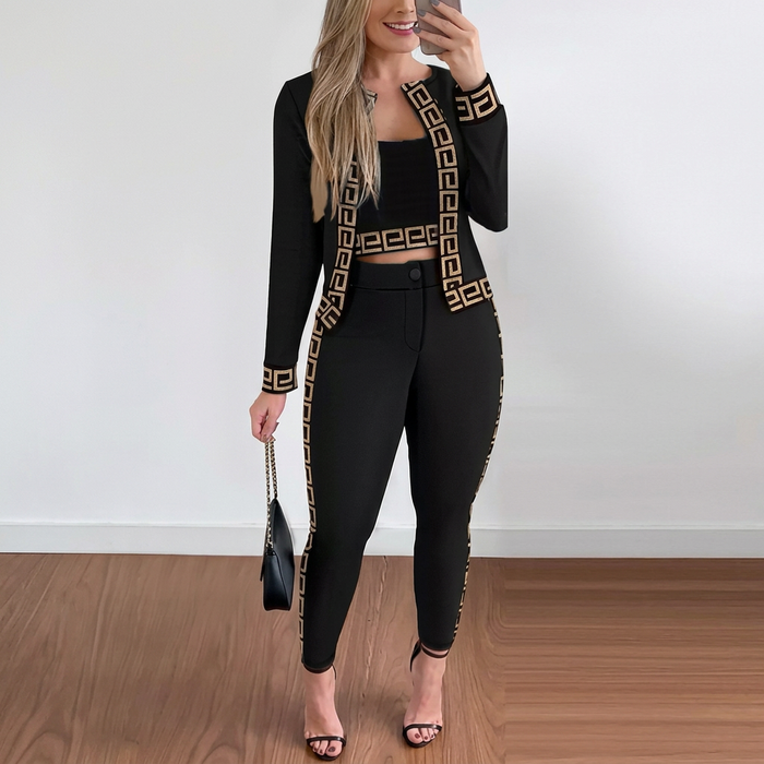 Women's Three-Piece Outfit with Top