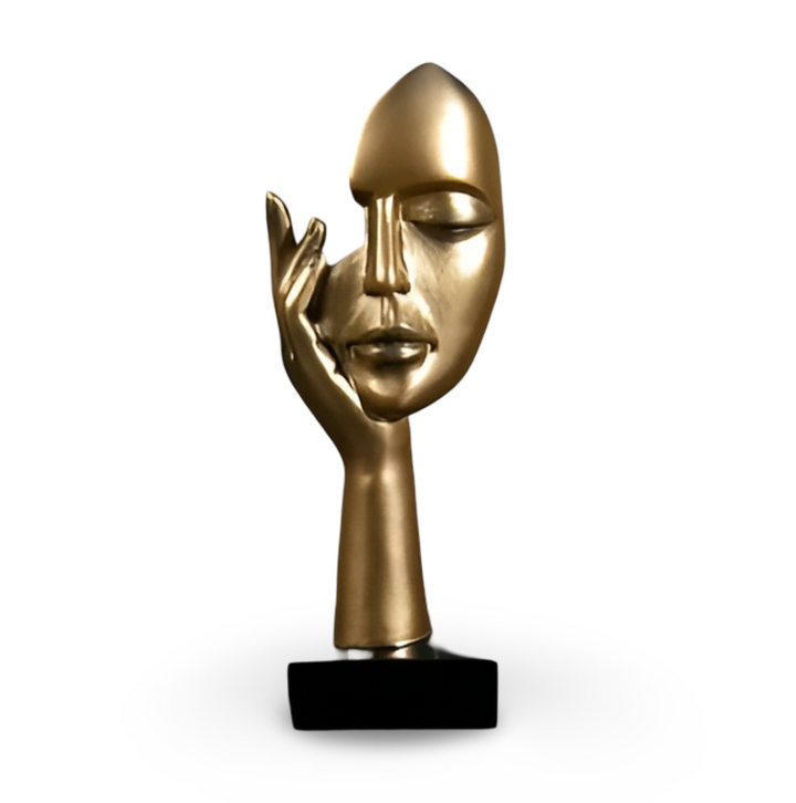 Abstract philosopher sculpture for modern home