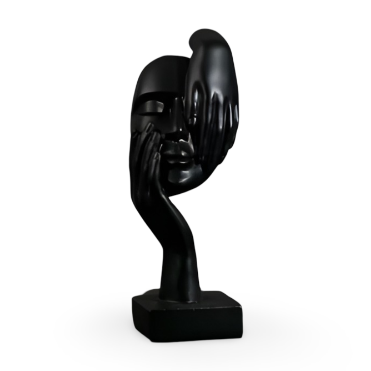 Abstract philosopher sculpture for modern home